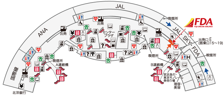 札幌 新千歳 空港のご案内 航空券予約 購入はフジドリームエアラインズ Fda