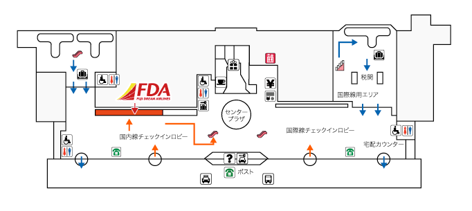 新潟空港のご案内 航空券予約 購入はフジドリームエアラインズ Fda