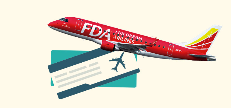 ペア往復航空券イメージ