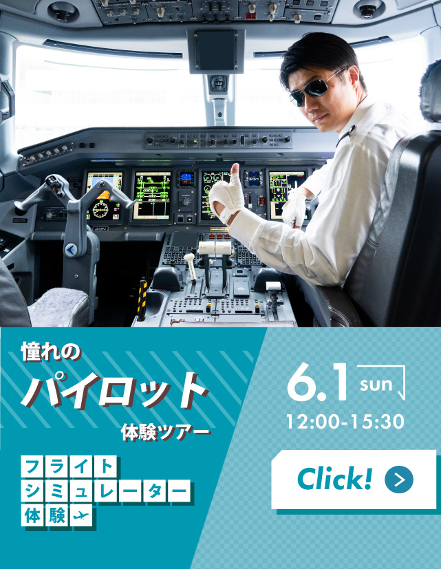 憧れのパイロット体験ツアーキャンペーン