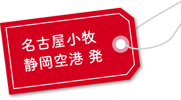 名古屋小牧空港 静岡空港発