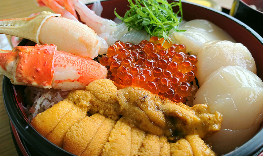 北海道の海鮮丼