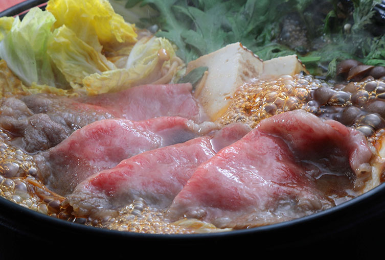 しまね和牛のすき焼き