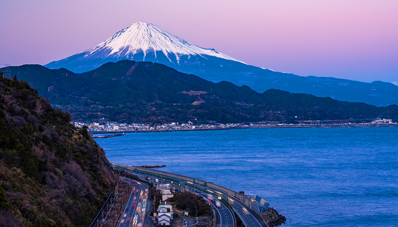 薩埵峠から望む富士山