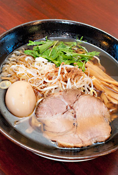 魚介スープのラーメン