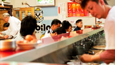 のり一ラーメン 内観