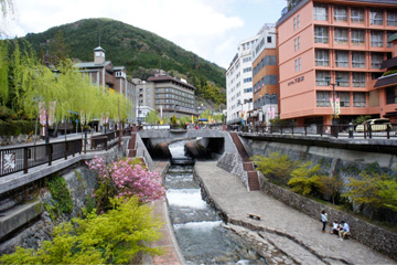 下呂温泉風景