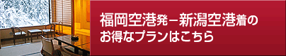 福岡空港発-新潟空港着のお得なプランはこちら